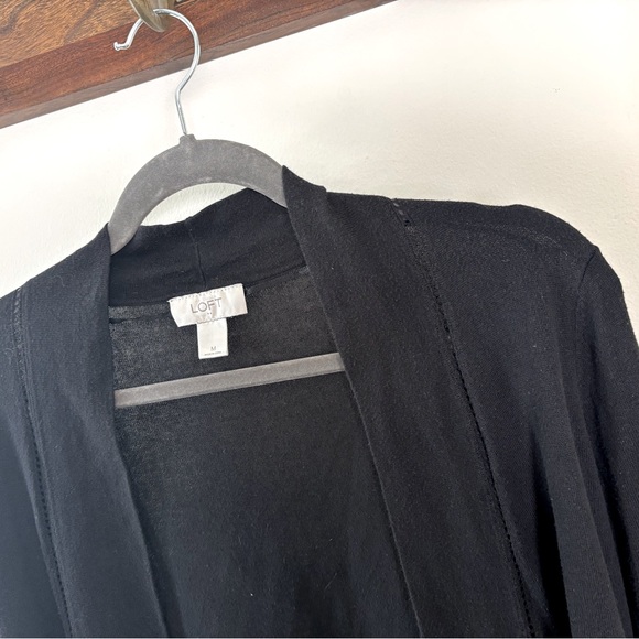 LOFT Black open cardigan - M - Picture 1 of 4